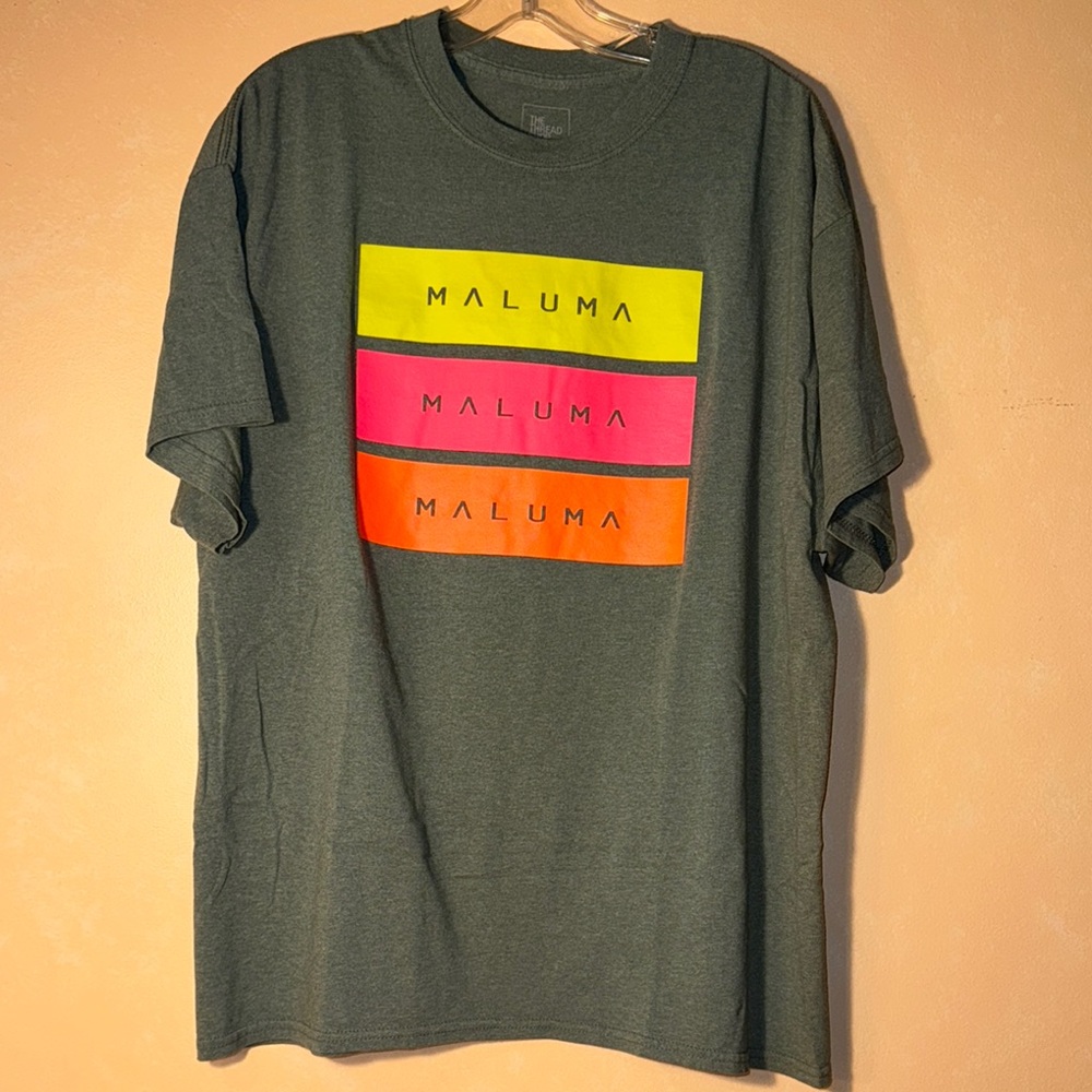 Green MALUMA Short Sleeve Concert Tee